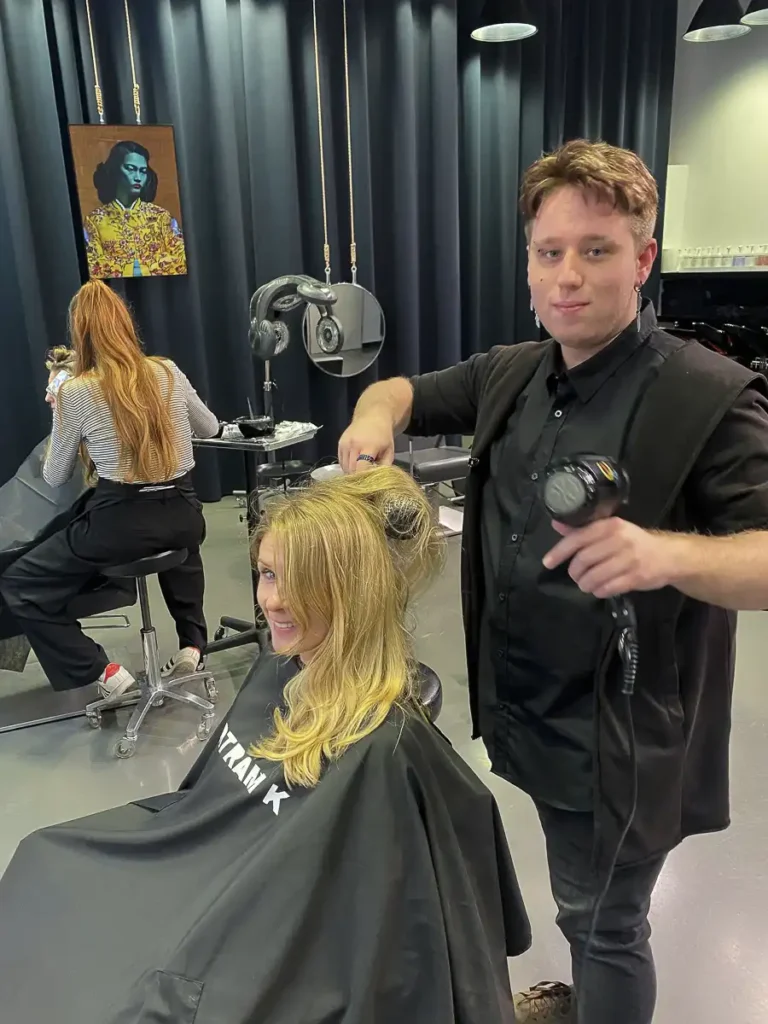 Kadeřník na odborné stáži ve Vídni